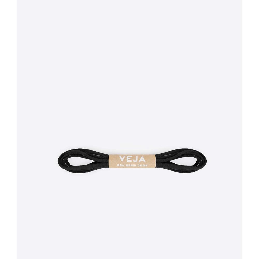 Veja LACES ORGANIC COTTON BLACK Cipő Női Fekete | HU 472OKI